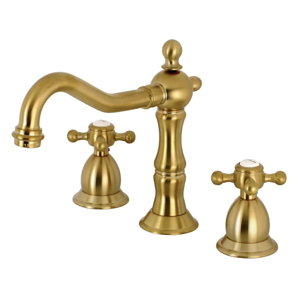 KS1977BX 8" Widespread Bathroom Faucet, Brushed Brass